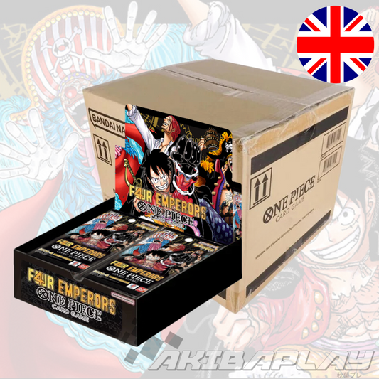 [PREORDER] One Piece TCG - OP09 Emperors in the New World Sealed Case (12x Booster Boxes) - English