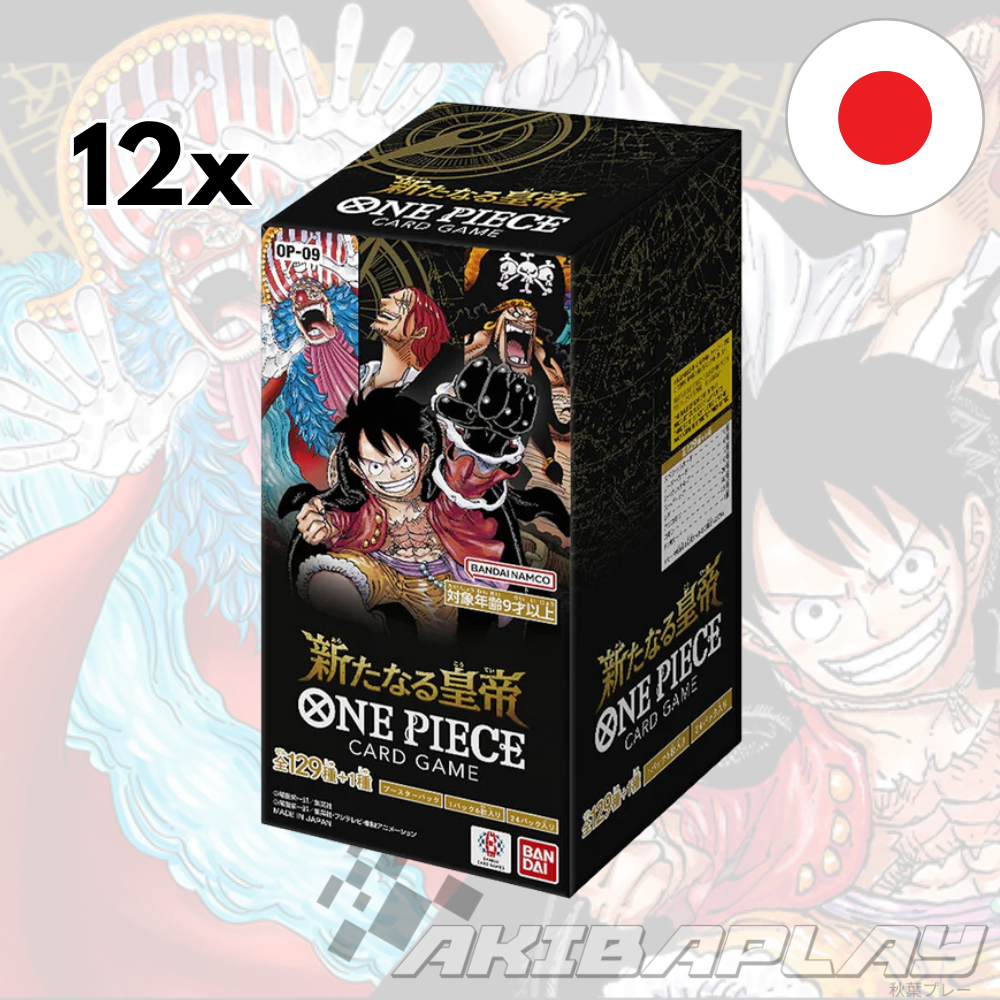 One Piece TCG - OP09 Emperors in the new world 12x Booster Boxes - Japanese