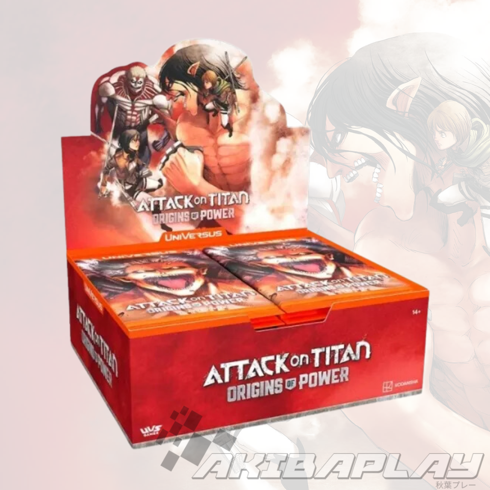 Universus - Attack on Titan Origins of Power Booster Display