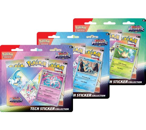 Scarlet & Violet Prismatic Evolutions Tech Sticker Blister